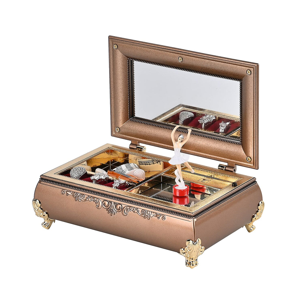 Oblong Shape Music Box with a Ballerina 7573422 1