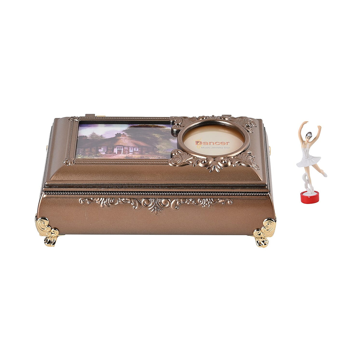 Oblong Shape Music Box with a Ballerina 7573422 2
