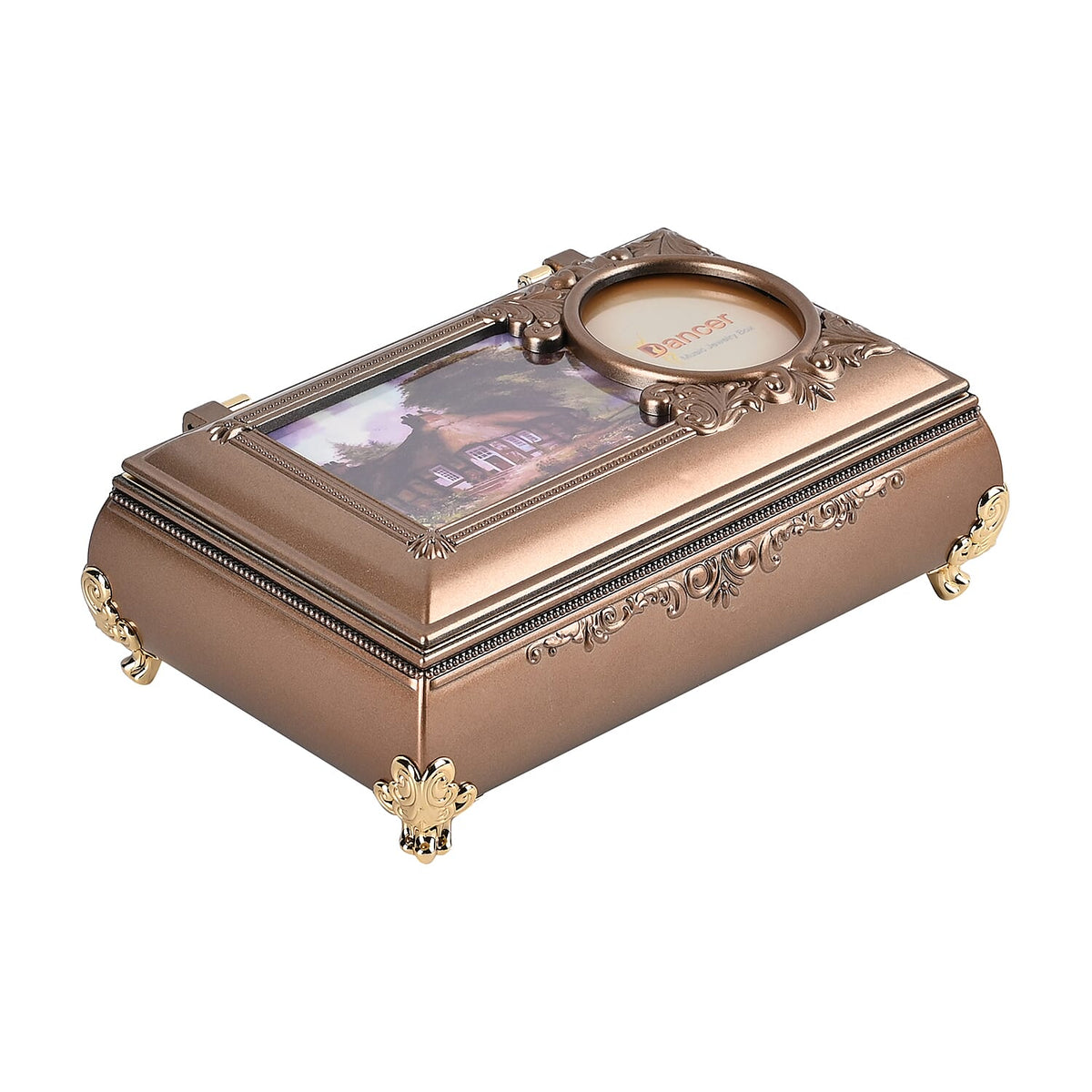 Oblong Shape Music Box with a Ballerina 7573422 3