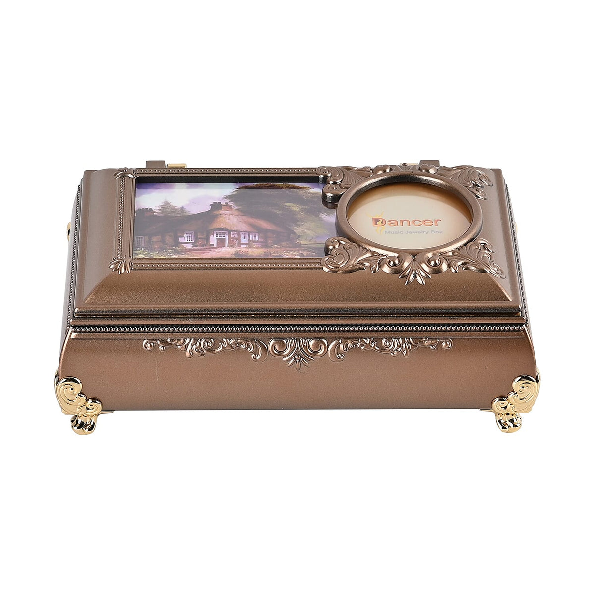 Oblong Shape Music Box with a Ballerina 7573422 4