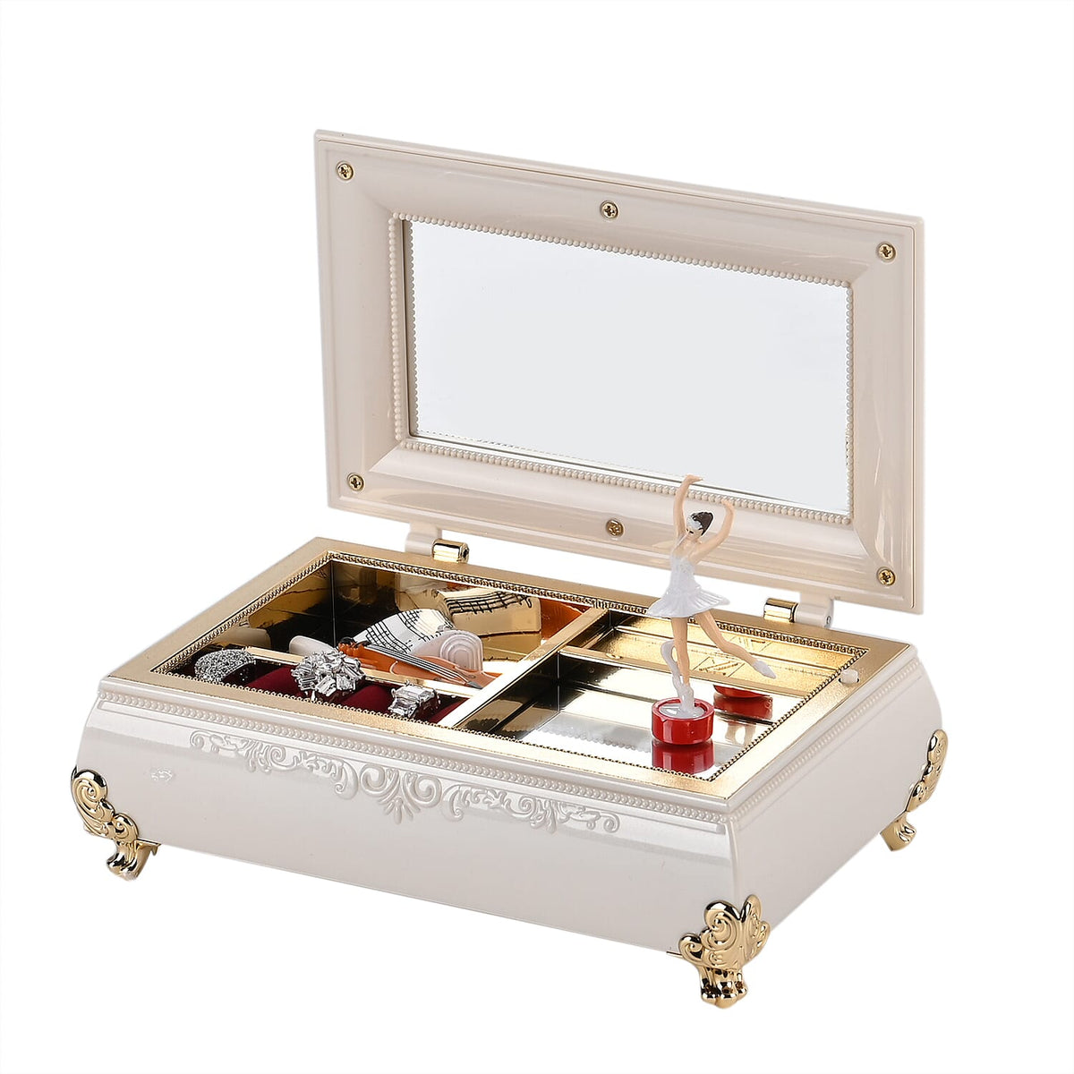 Oblong Shape Music Box with a Ballerina 7573424 3