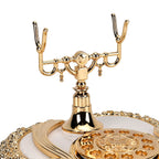 Antique Phone Music Box with Jewellery Box (Size 20x18x16 cm) - White