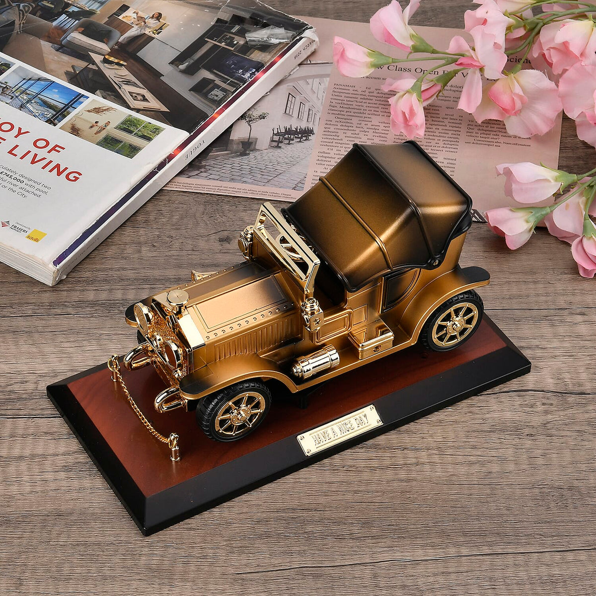Vintage Car Music Box with Jewellery Storage 7812639 2