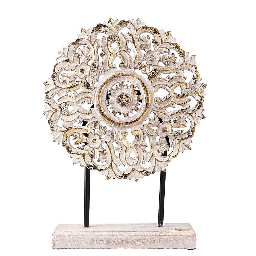NAKKASHI - Hand Carved Decorative Sculpture - Antique 3629058 0