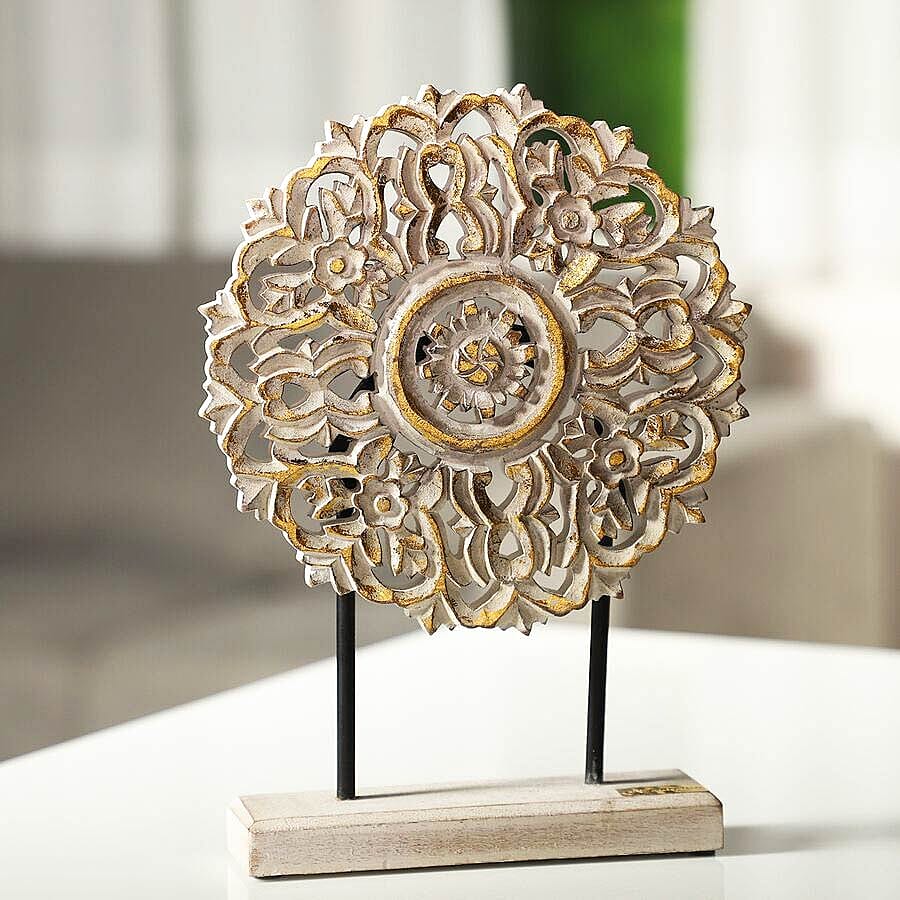 NAKKASHI - Hand Carved Decorative Sculpture - Antique 3629058 2
