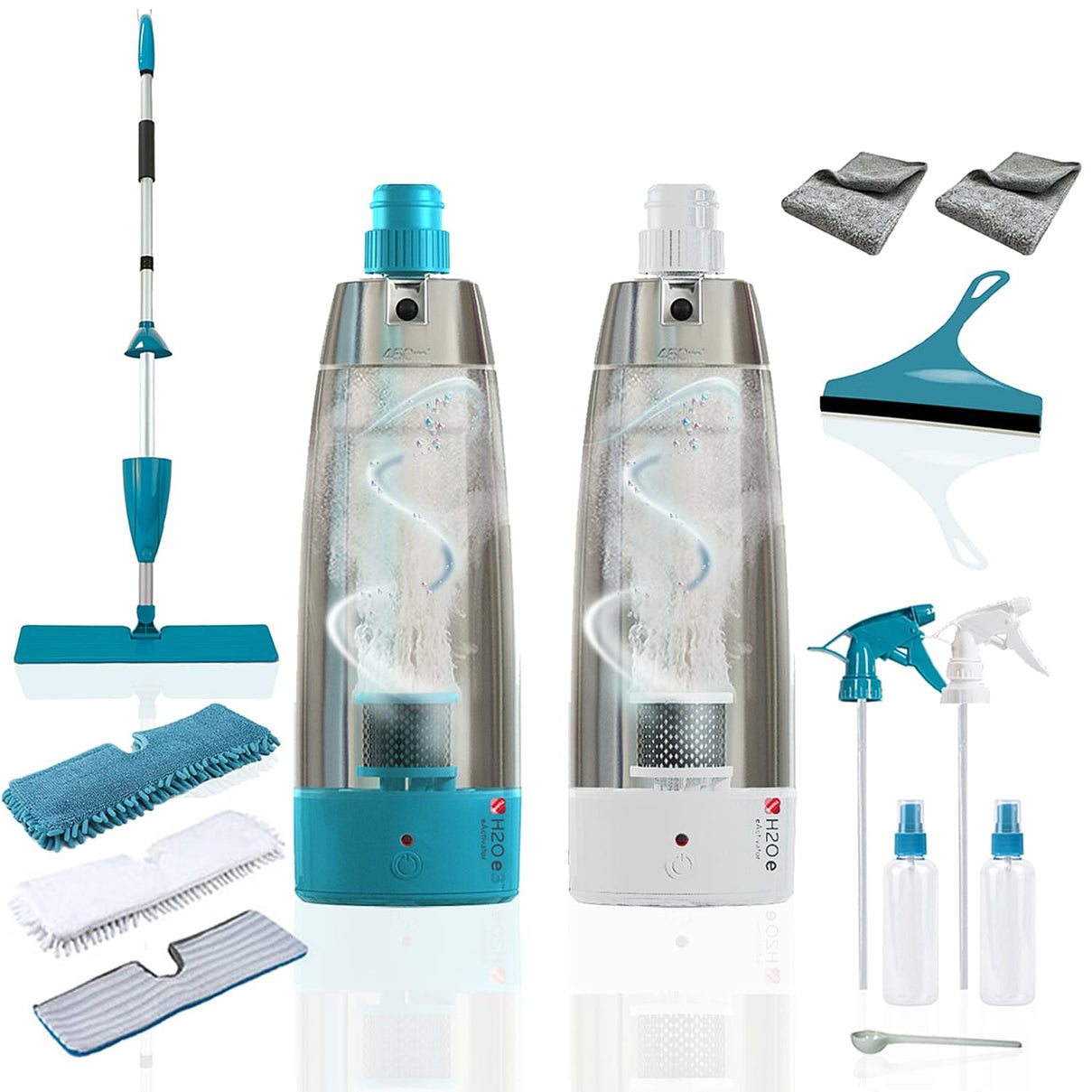 Multi-Purpose Cleaning Kit With Surface Cleaner Mop Replacement Cloth and MicroFibre 7595898 0