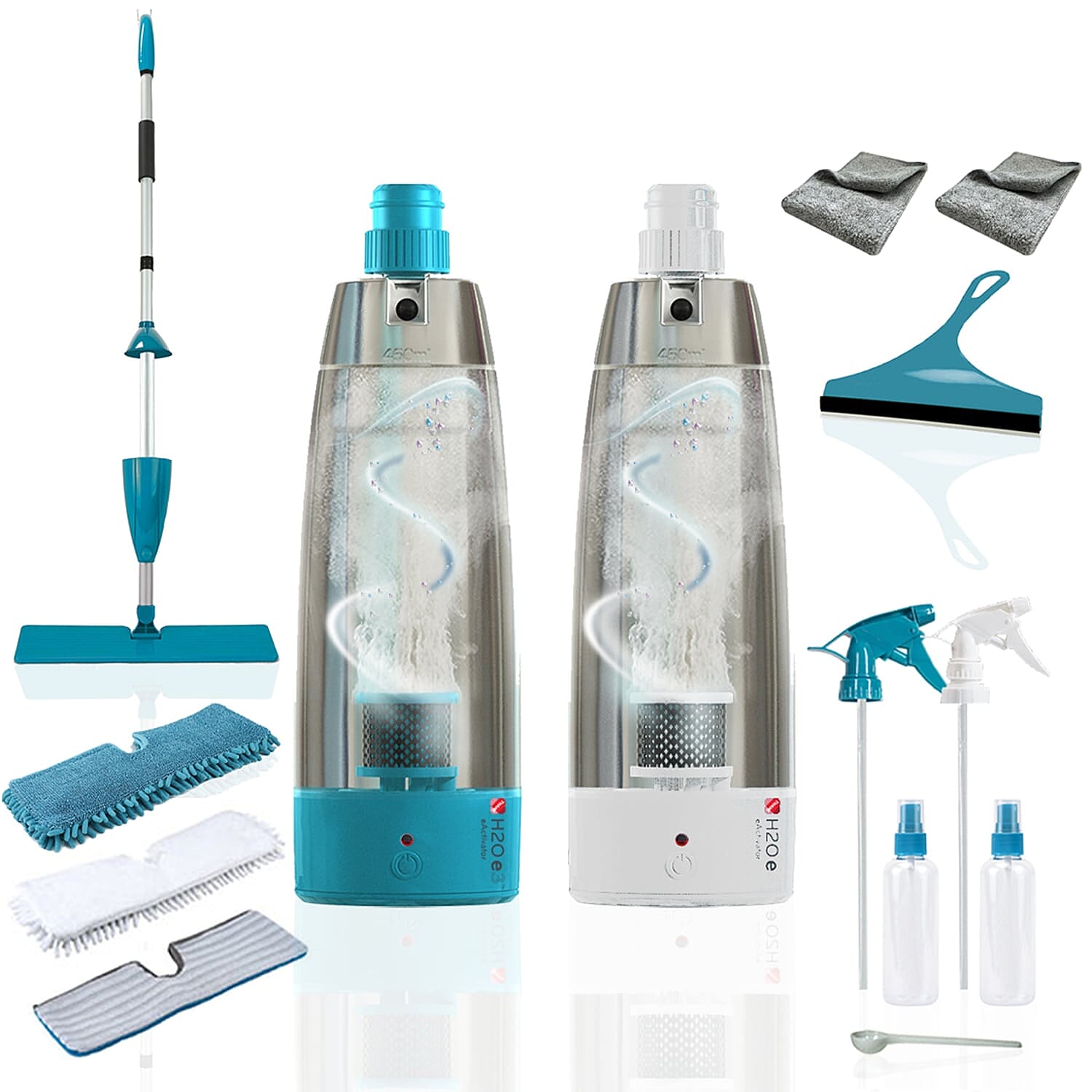Multi-Purpose Cleaning Kit With Surface Cleaner Mop Replacement Cloth and MicroFibre 7595898 0