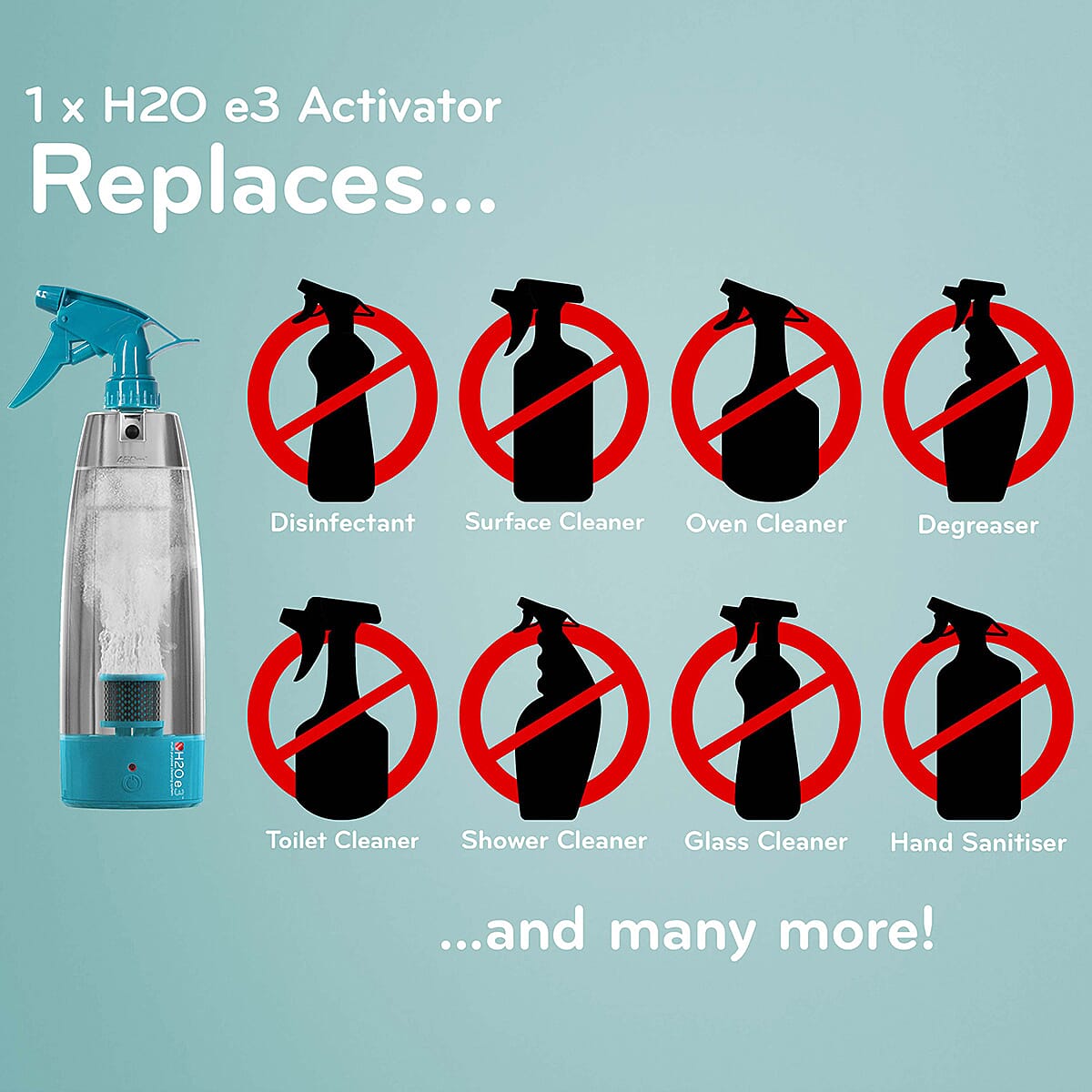 Multi-Purpose Cleaning Kit With Surface Cleaner Mop Replacement Cloth and MicroFibre 7595898 6