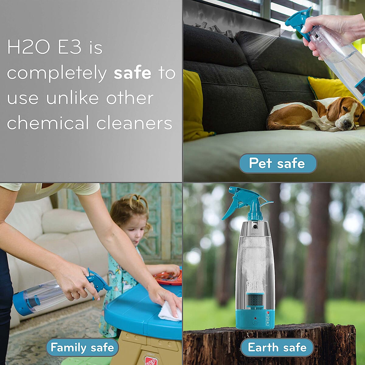 Multi-Purpose Cleaning Kit With Surface Cleaner Mop Replacement Cloth and MicroFibre 7595898 7