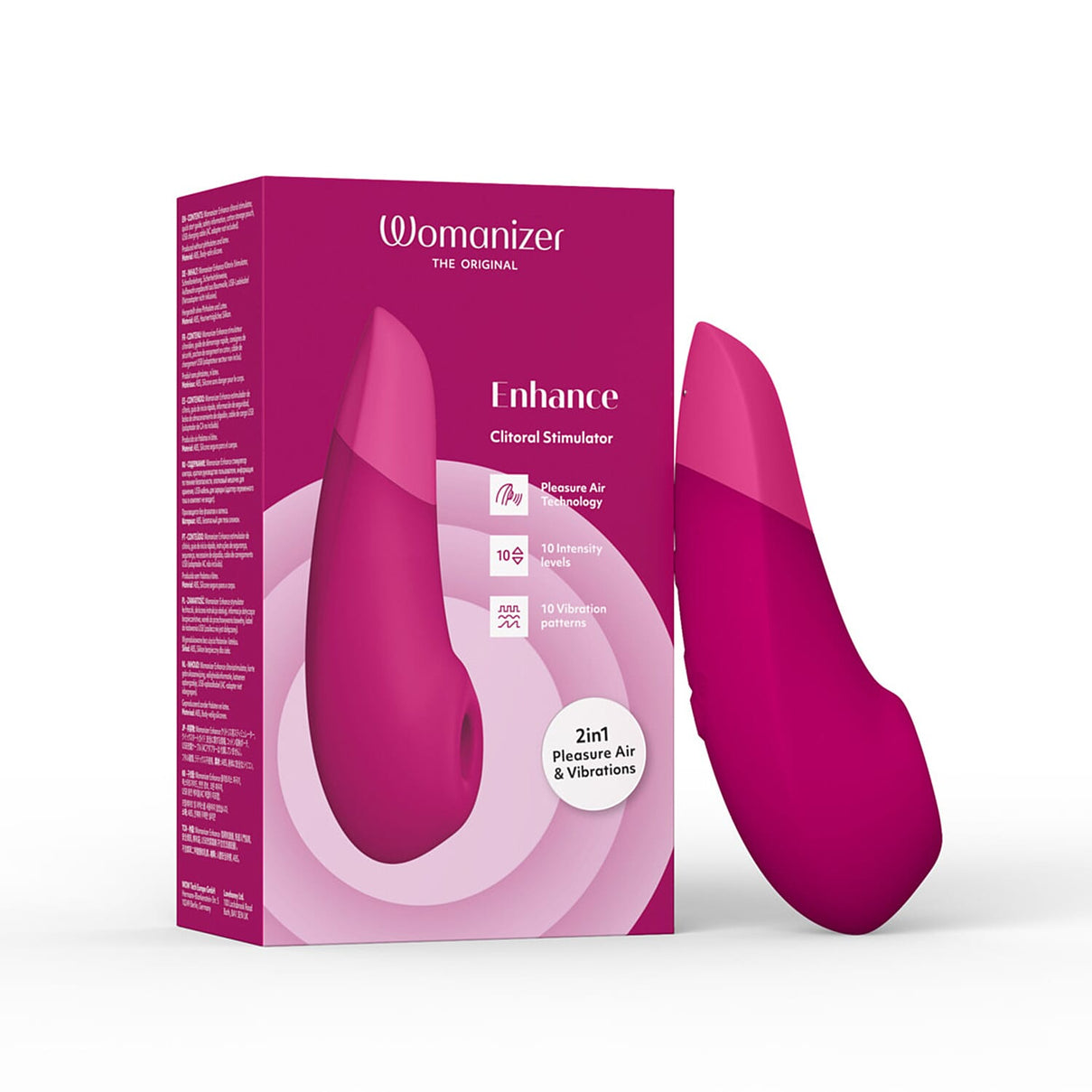 LOWEST EVER PRICE - Lovehoney Womanizer Enhance Vibrant - Pink 8305639 6