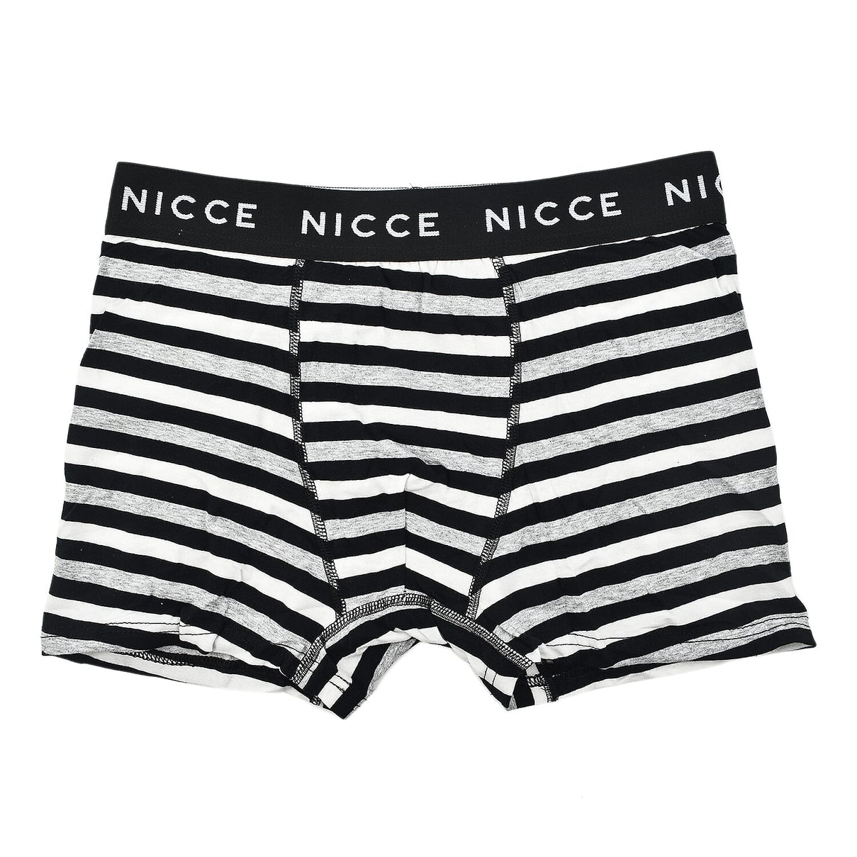 NICCE 95% Cotton, 5% Elastane Set of 7 Boxers - Size L (34-36 Inches) - Mono 7766561 3