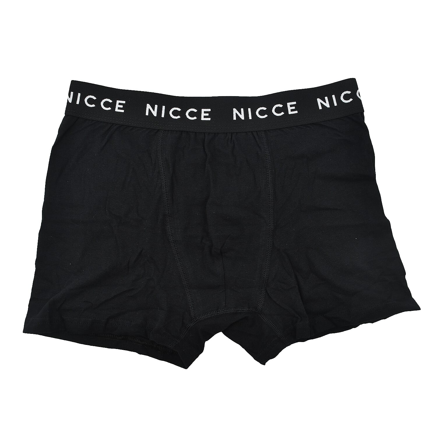 NICCE 95% Cotton, 5% Elastane Set of 7 Boxers - Size L (34-36 Inches) - Mono 7766561 5