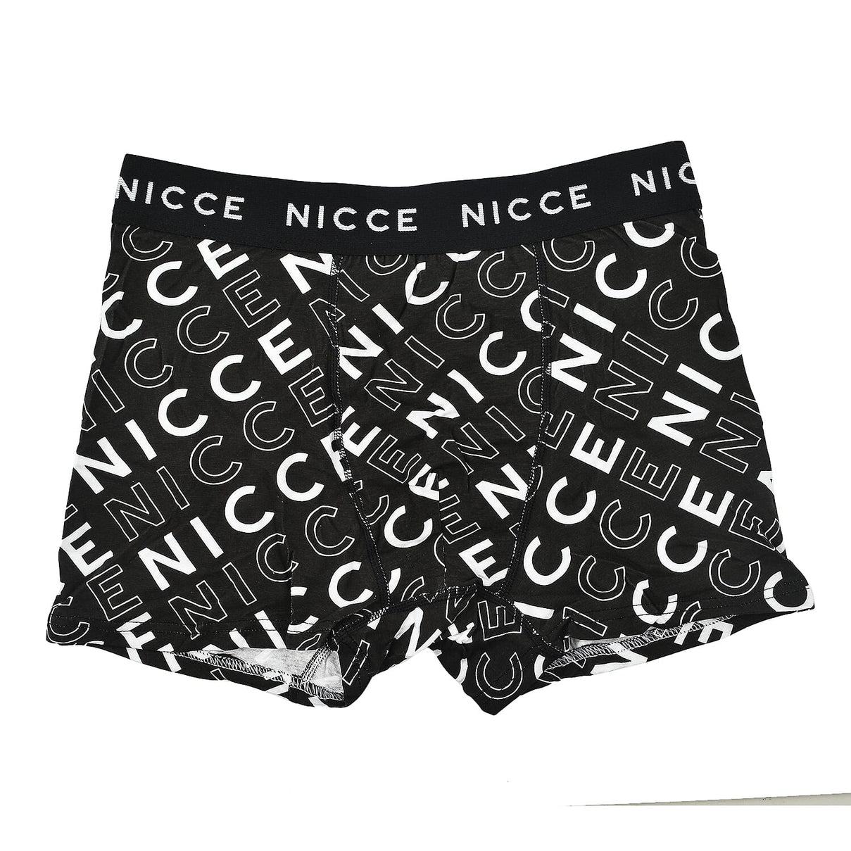 NICCE 95% Cotton, 5% Elastane Set of 7 Boxers - Size L (34-36 Inches) - Mono 7766561 6