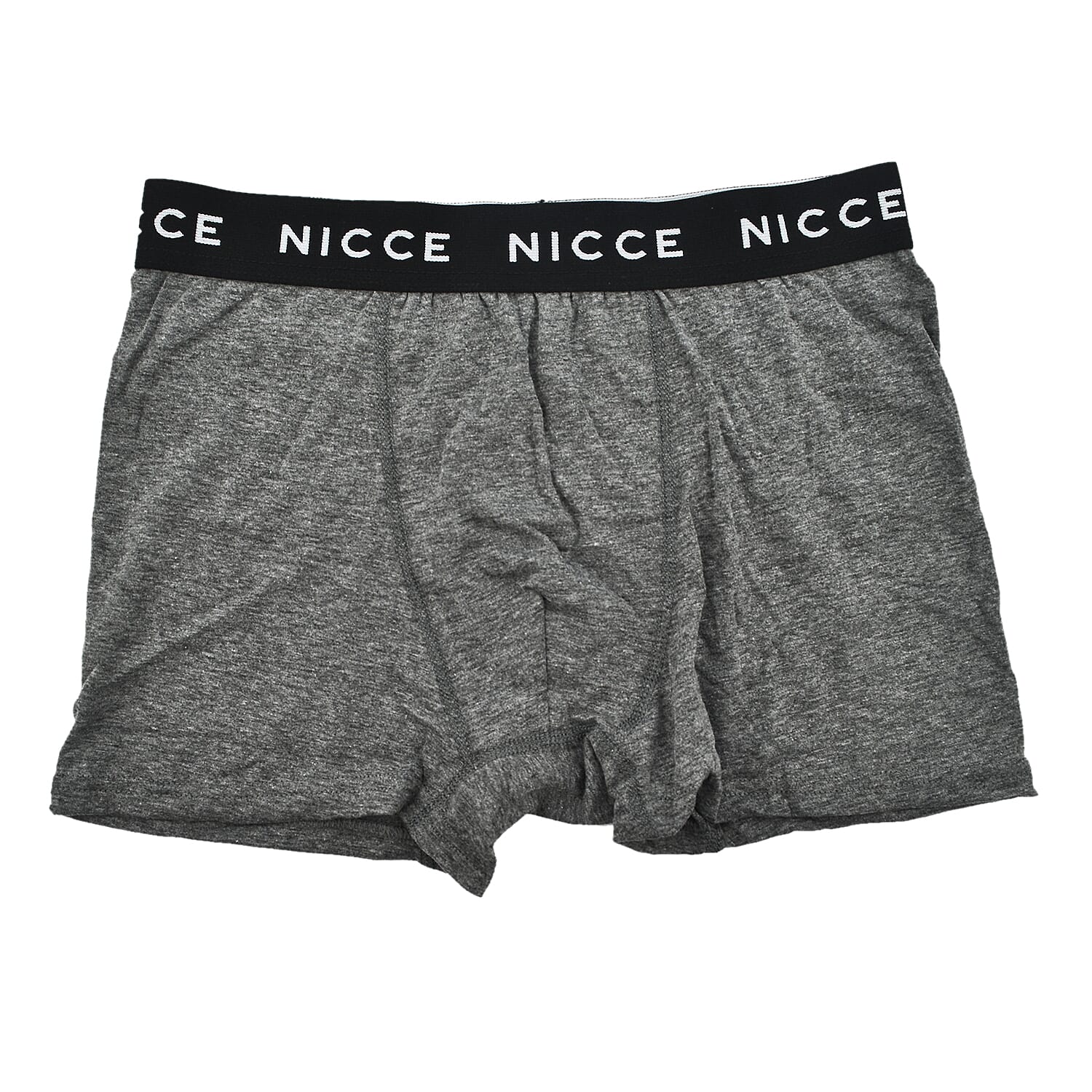 NICCE 95% Cotton, 5% Elastane Set of 7 Boxers - Size L (34-36 Inches) - Mono 7766561 7