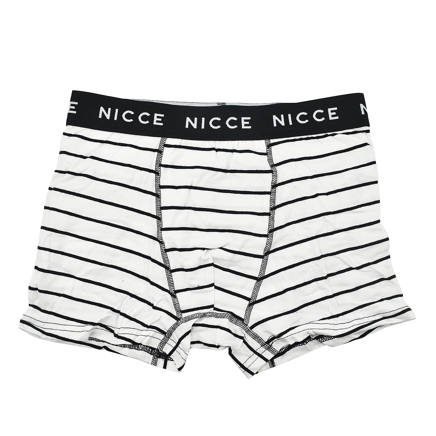 NICCE 95% Cotton, 5% Elastane Set of 7 Boxers - Size L (34-36 Inches) - Mono 7766561 8