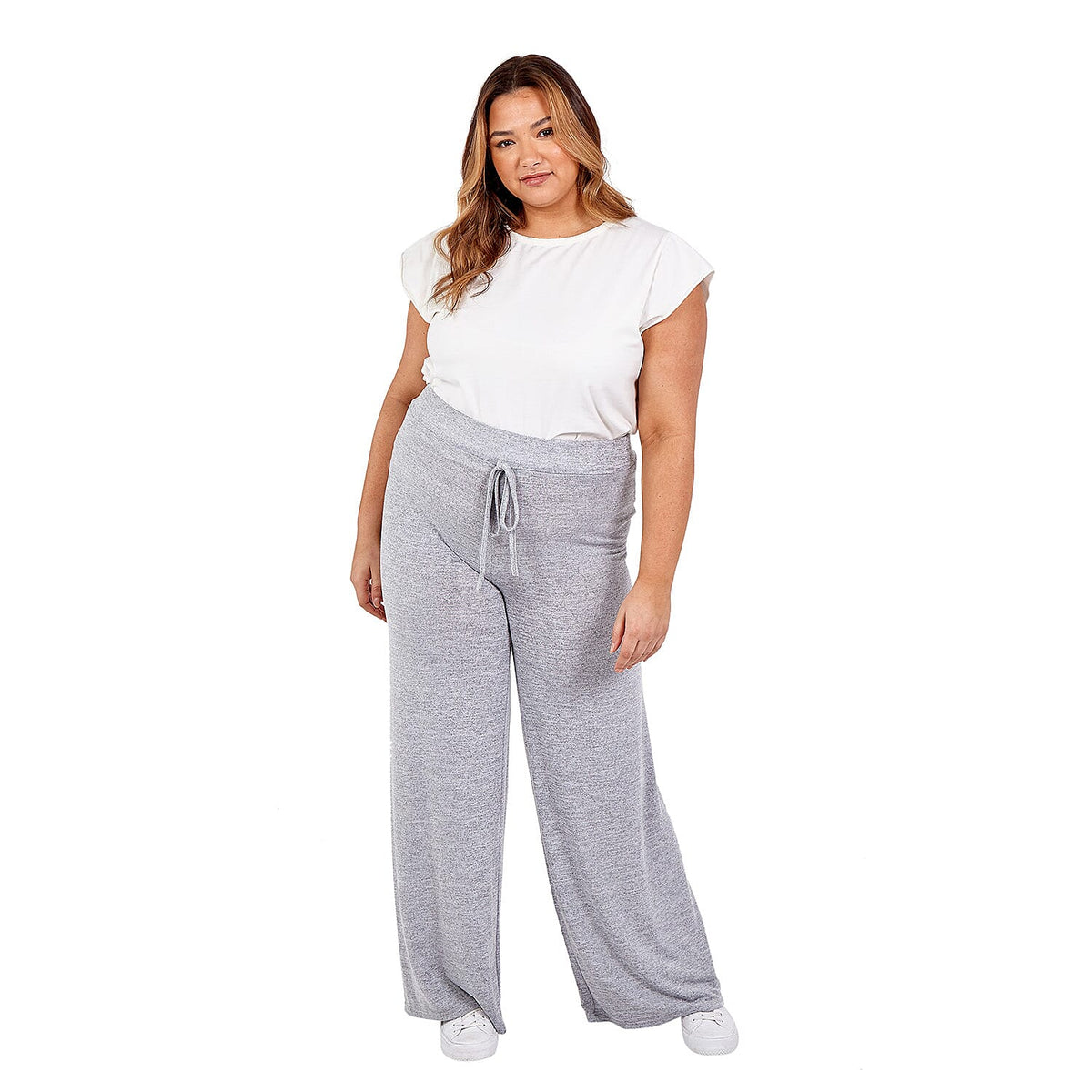 NOVA OF LONDON London Curve Wide Leg Trouser (Size 18) - Grey 8931779 0