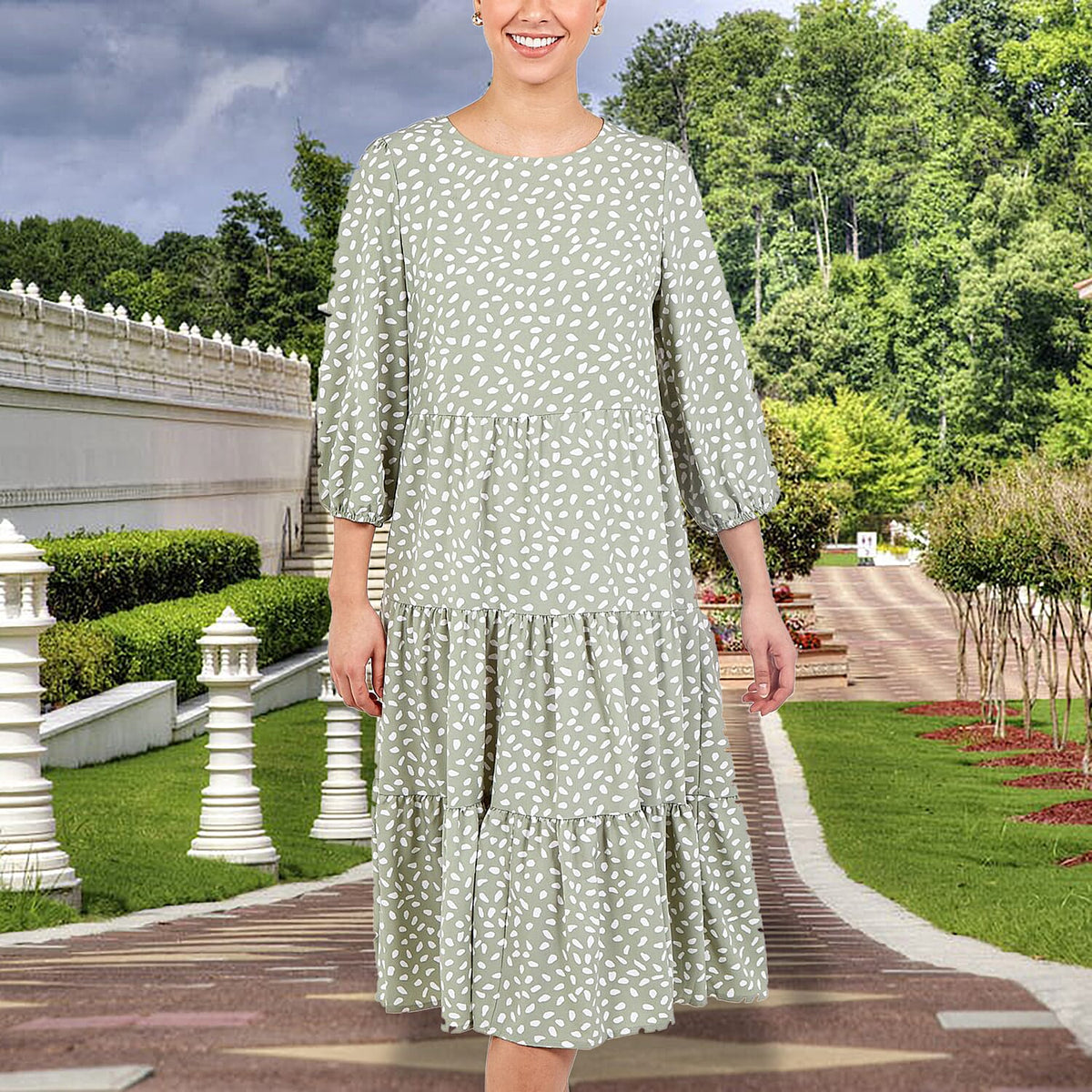 Nova Of London Panelled Smock Dress 6100707 3