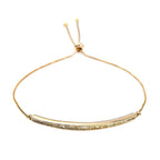 NY Close Out -9K Yellow Gold Natural Yellow Diamond Adjustable Bracelet (Size 6.5 to 9) 0.76 Ct, Gold Wt. 3.20 GM