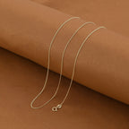 NY Close Out Deal - 18K Yellow Gold Curb Necklace (Size - 20), with Spring Ring Clasp