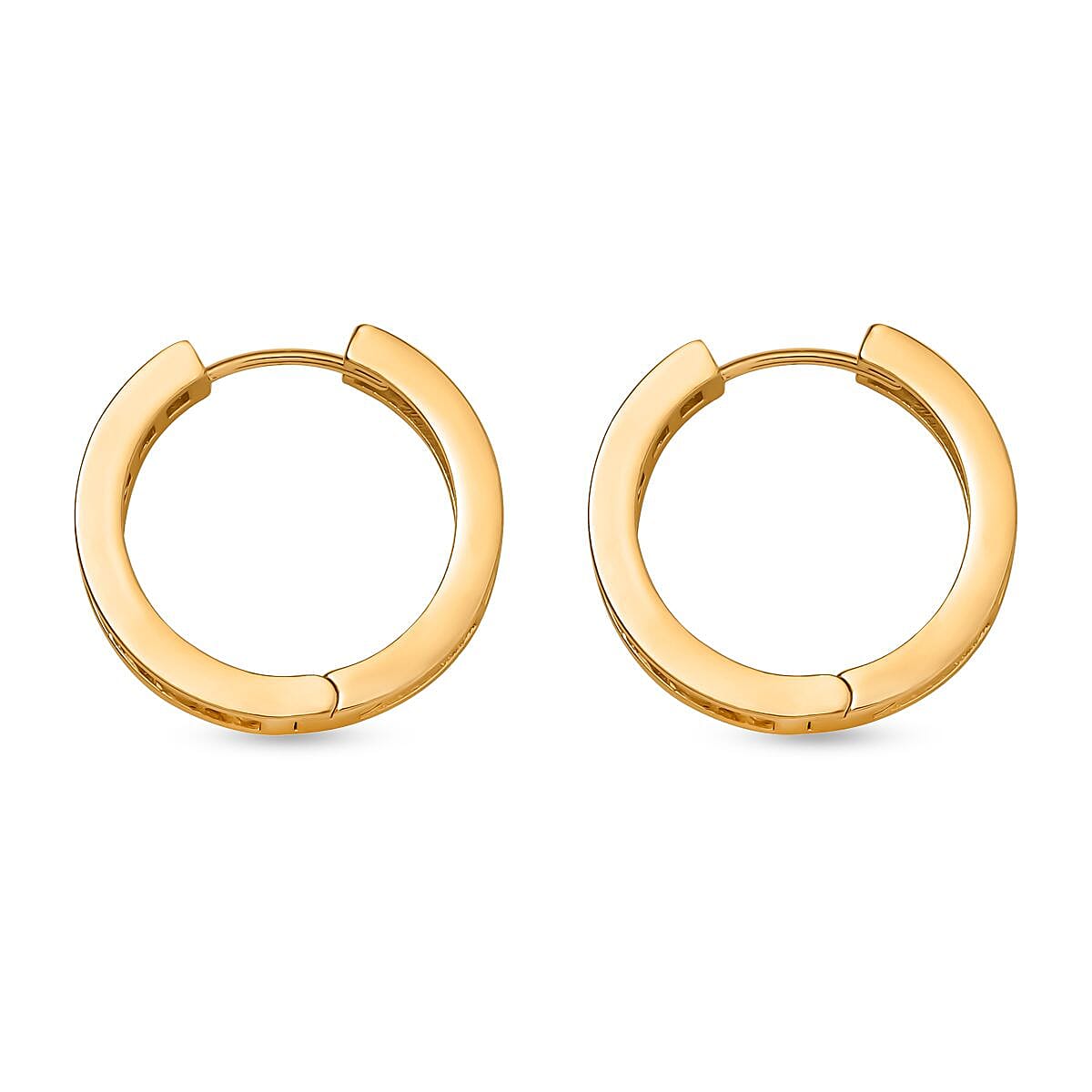 NY Close Out Deal- White Cubic Zirconia Hoop Earrings 7590756 5
