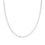 NY Close Out- Rhodium Overlay Sterling Silver adjustable Necklace (Size - 24)