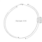 NY Close Out- Rhodium Overlay Sterling Silver adjustable Necklace (Size - 24)