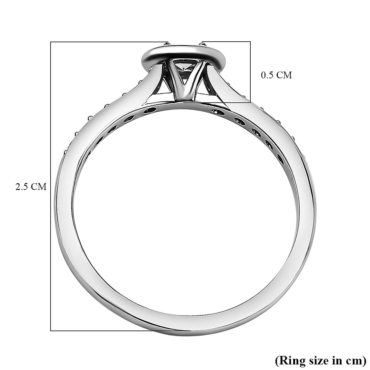 NY Closeout - 14K White Gold Diamond (SI-G-H) Ring 0.35 Ct. 7268989 4