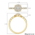 NY Closeout 14K Yellow Gold Diamond (G-H) Ring 0.50 Ct.
