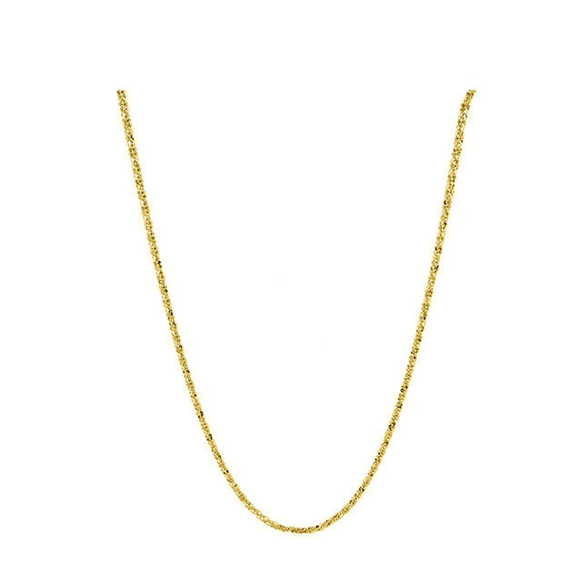 NY Closeout Deal- Sterling Silver Rock Chain (Size - 20) 7990641 0