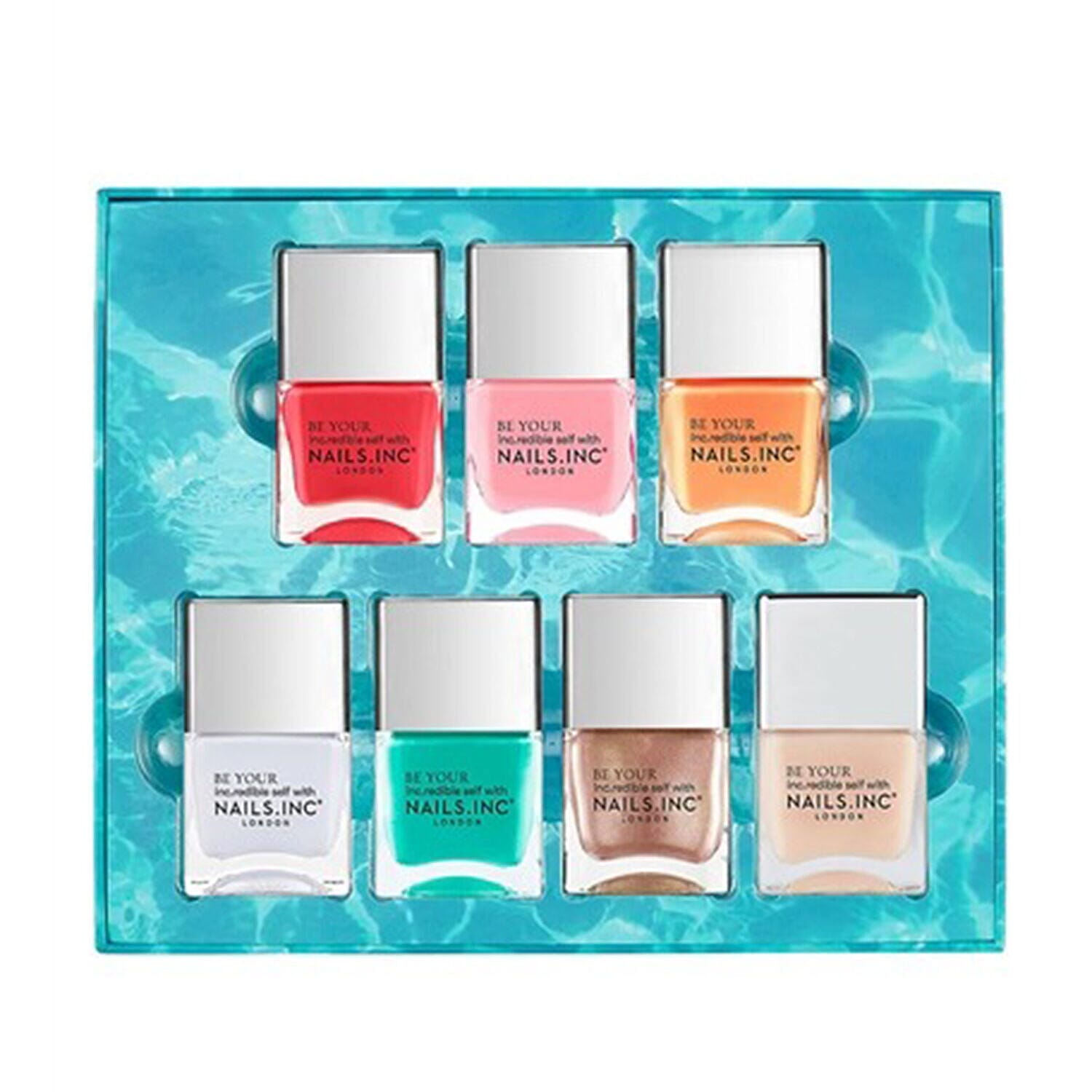 Hey Sunshine 7 Piece Polish Set - Nails Inc 7461170 0