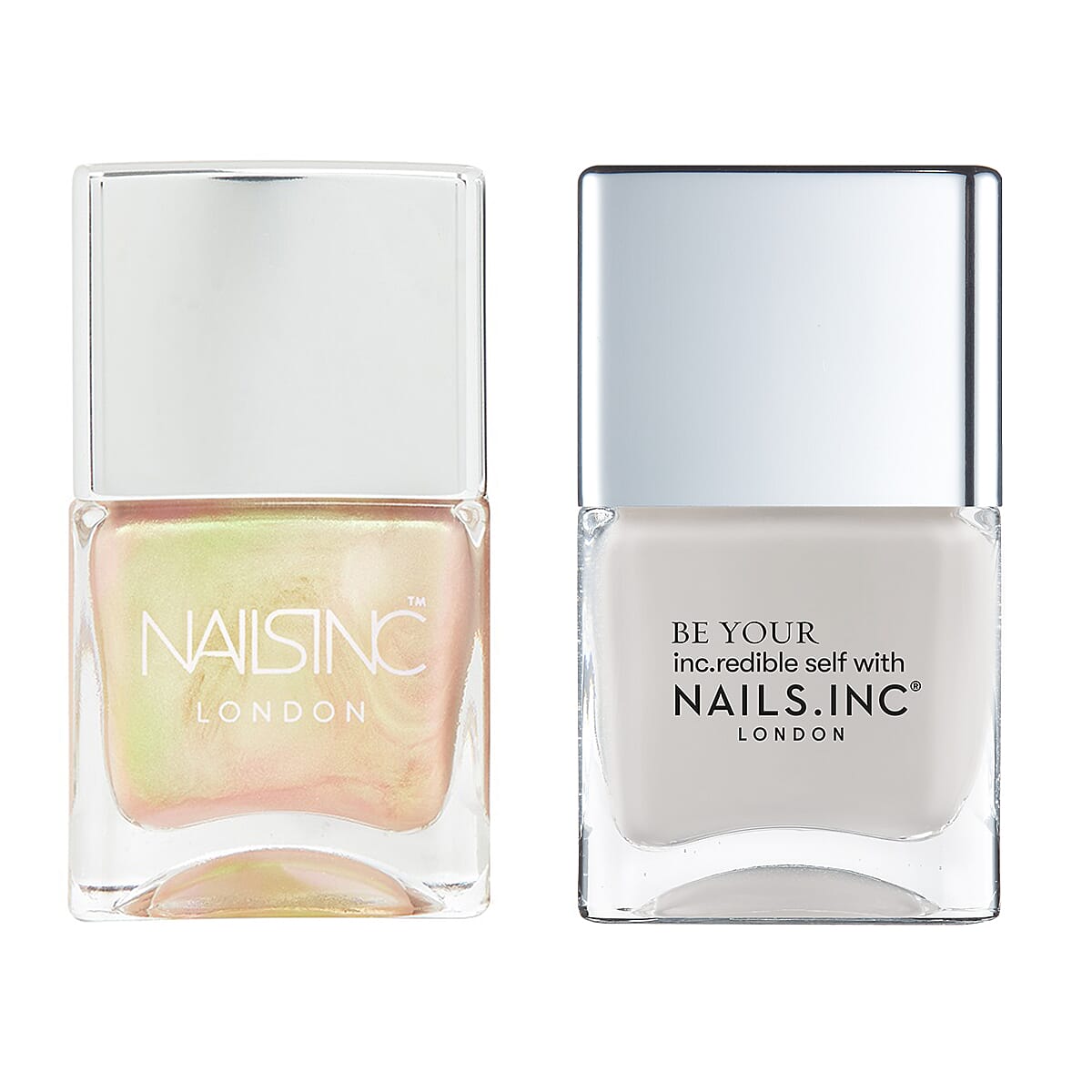 Nails Inc:  Casual Dress Up and Let's Get Fizzical Nail Lacquer - 14ml 7130960 0
