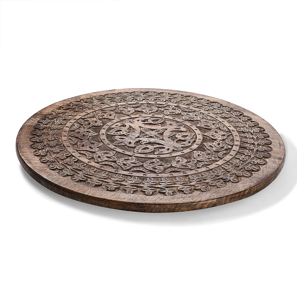 Nakkashi - Hand Carved Mango Wood Table 6065311 8