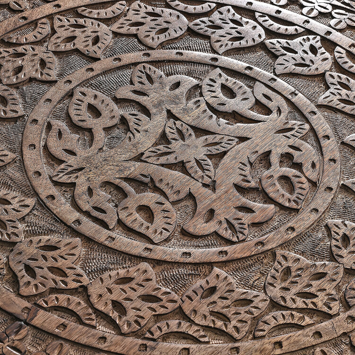 Nakkashi - Hand Carved Mango Wood Table 6065311 9