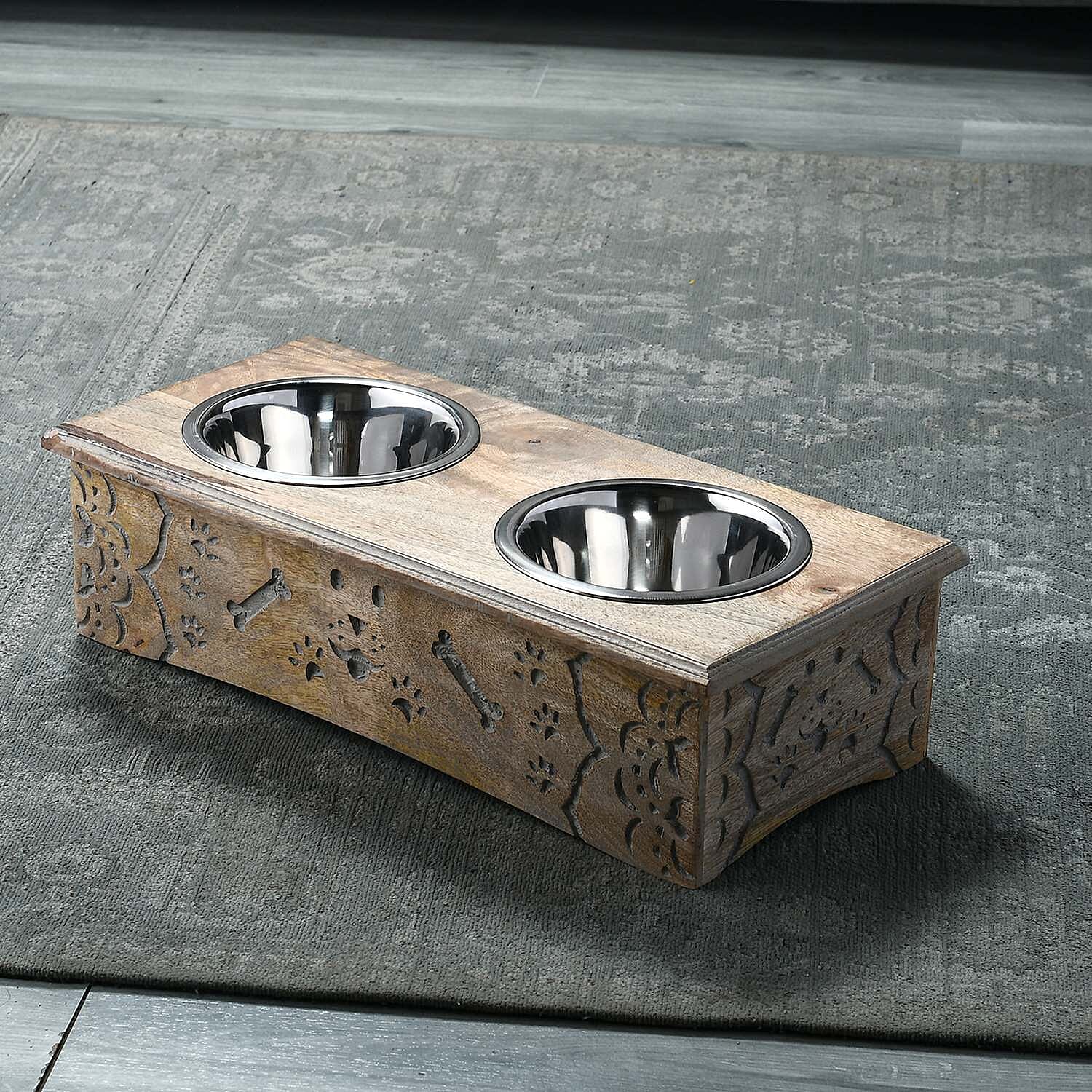 Nakkashi Pet Food and Supplies (Size 47x22x12 cm) - Brown &amp; Natural 7693648 1
