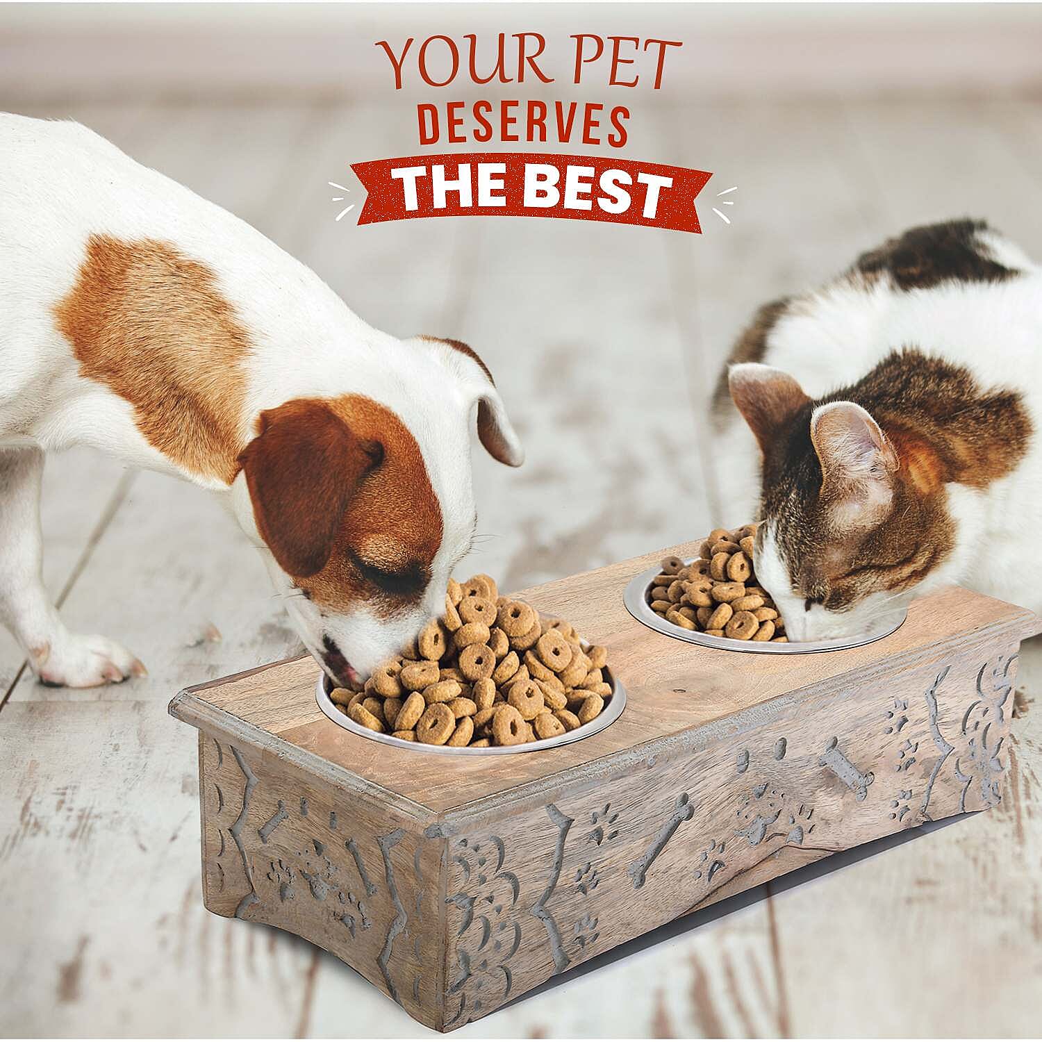 Nakkashi Pet Food and Supplies (Size 47x22x12 cm) - Brown &amp; Natural 7693648 3