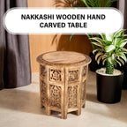 Nakkashi Table One Size- Burn Finish & Burn Finish