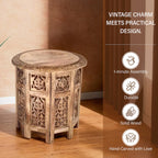 Nakkashi Table One Size- Burn Finish & Burn Finish