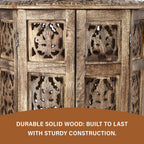 Nakkashi Table One Size- Burn Finish & Burn Finish