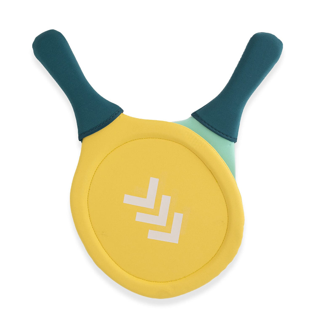 Namaste Beach Tennis Set with 2 Balls - Blue & Yellow