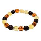 Natural Baltic Amber Bracelet (Size 7 - 10)