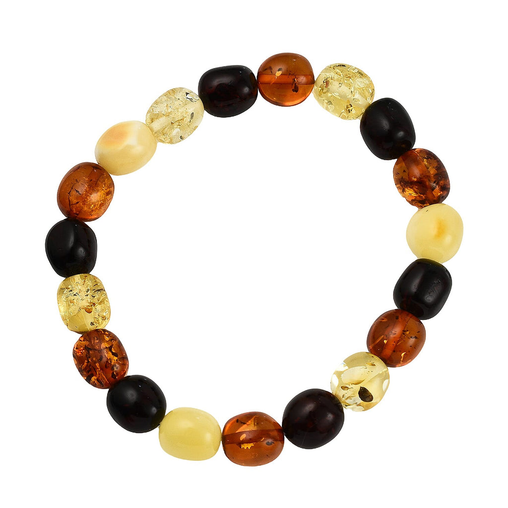 Natural Baltic Amber Bracelet (Size 7 - 10)