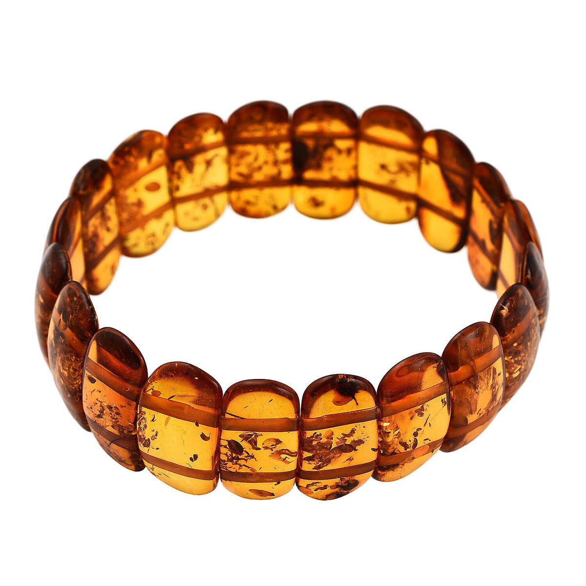 Natural Baltic Amber Stretchable Bracelet (Size 7.5) 7832902 0