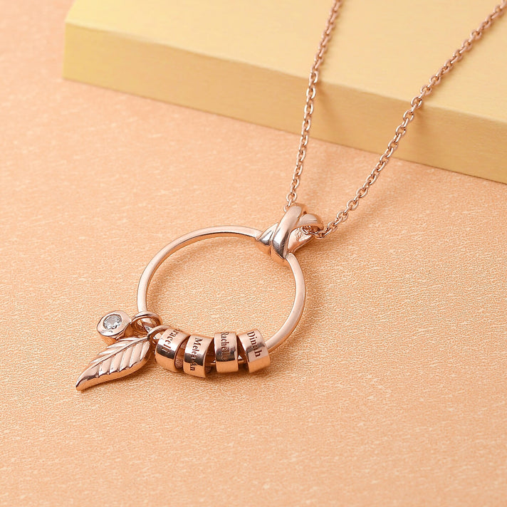 D'Joy Natural Zircon Pendant with Chain (Size 20) with Lobster Lock in 18K Vermeil Rose Gold Plated Sterling Silver 4079781 1