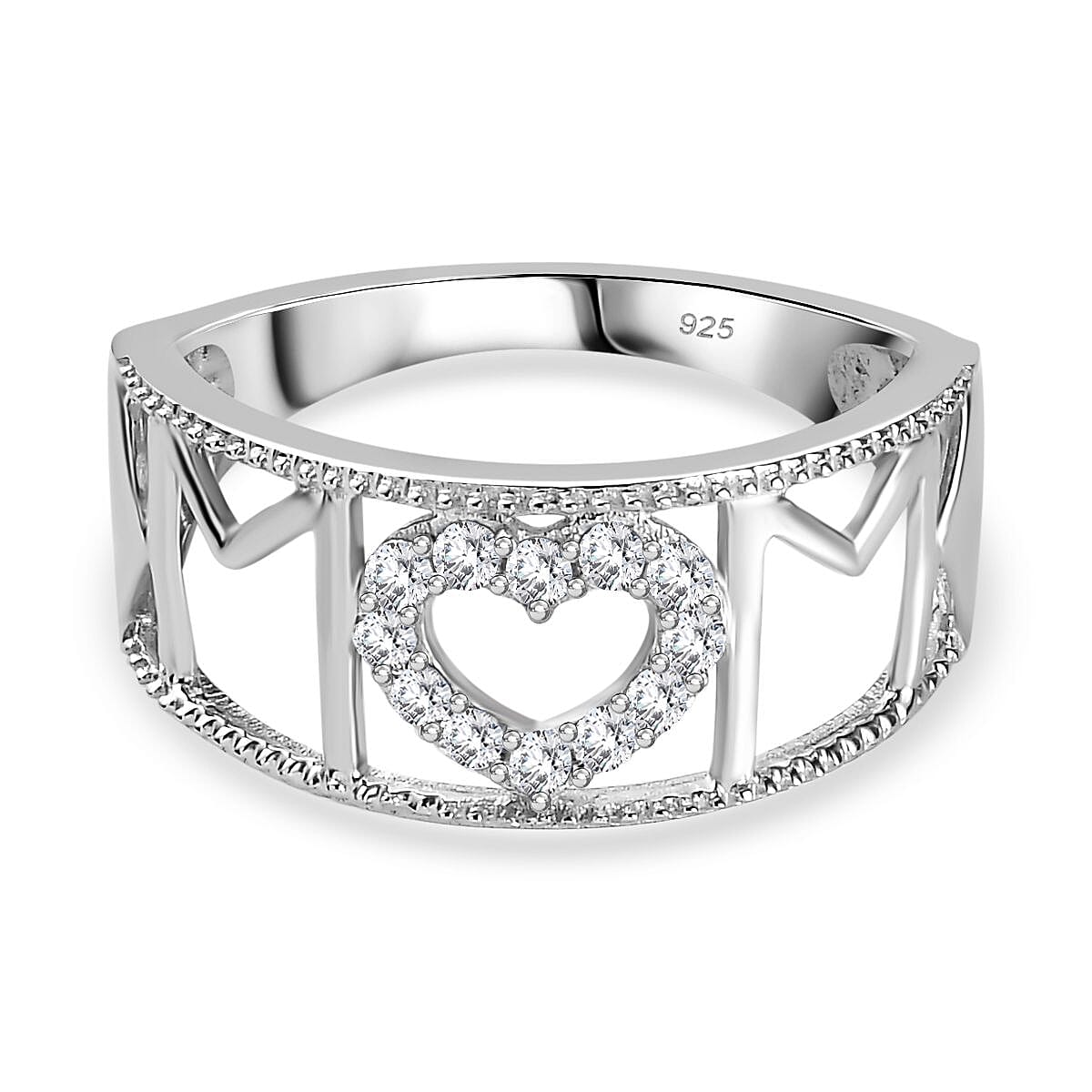 Natural Cambodian Zircon Ring in Platinum Plated Sterling Silver 3778978 0