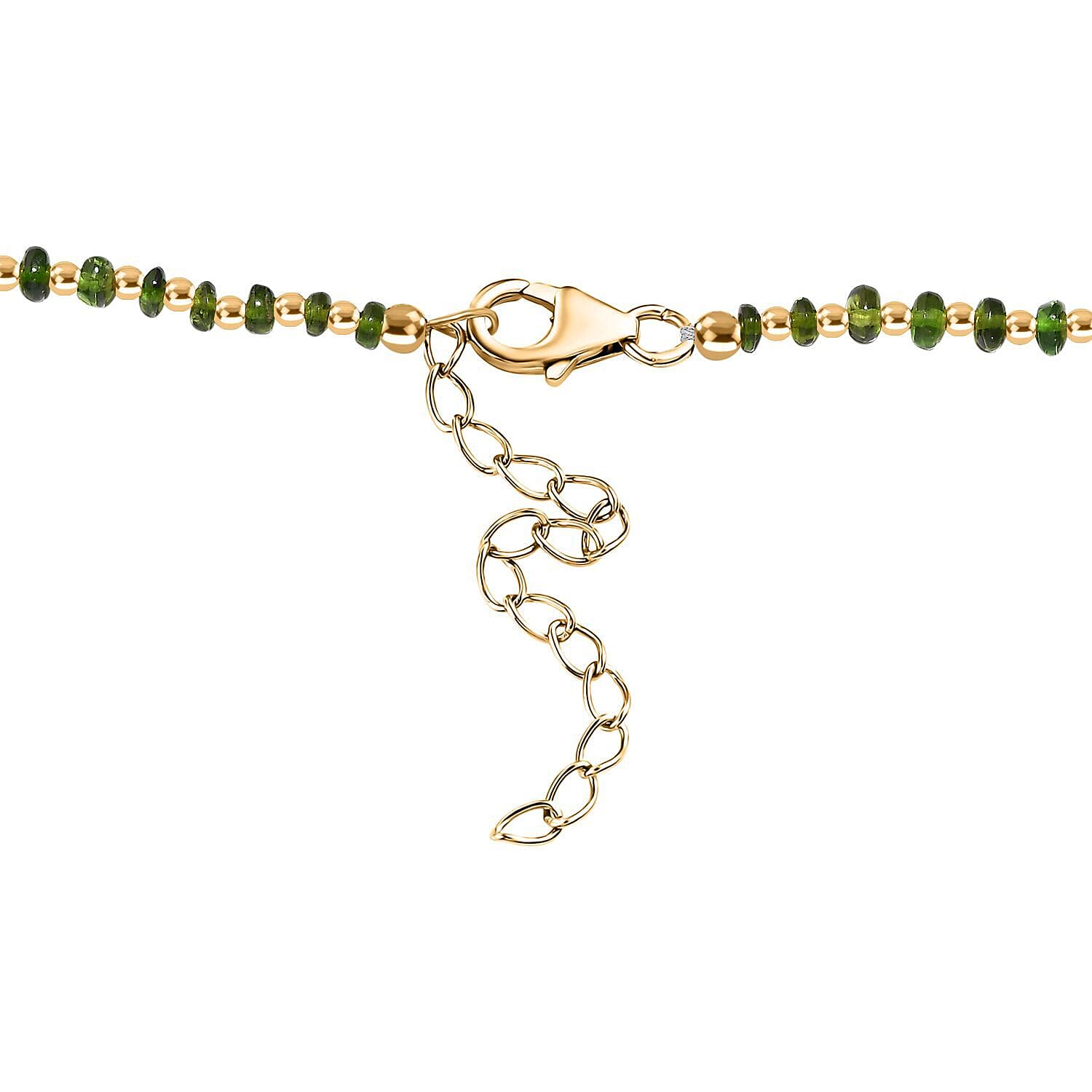Natural Chrome Diopside Necklace (Size - 18) in Sterling Silver 60.00 ct 7895675 5