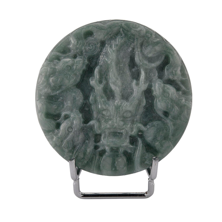 Natural Type A Jadeite Dragon Embossed Decor 450.00 Ct. 8285766 1