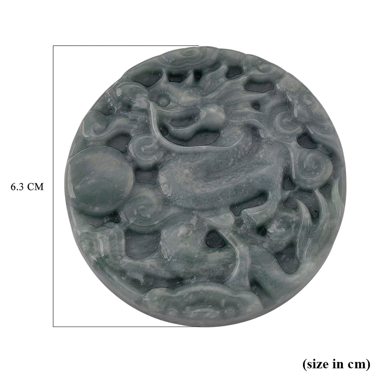 Natural Type A Jadeite Dragon Carving With Stand Presented in a Gift Box 450.00 Ct. 8285774 6