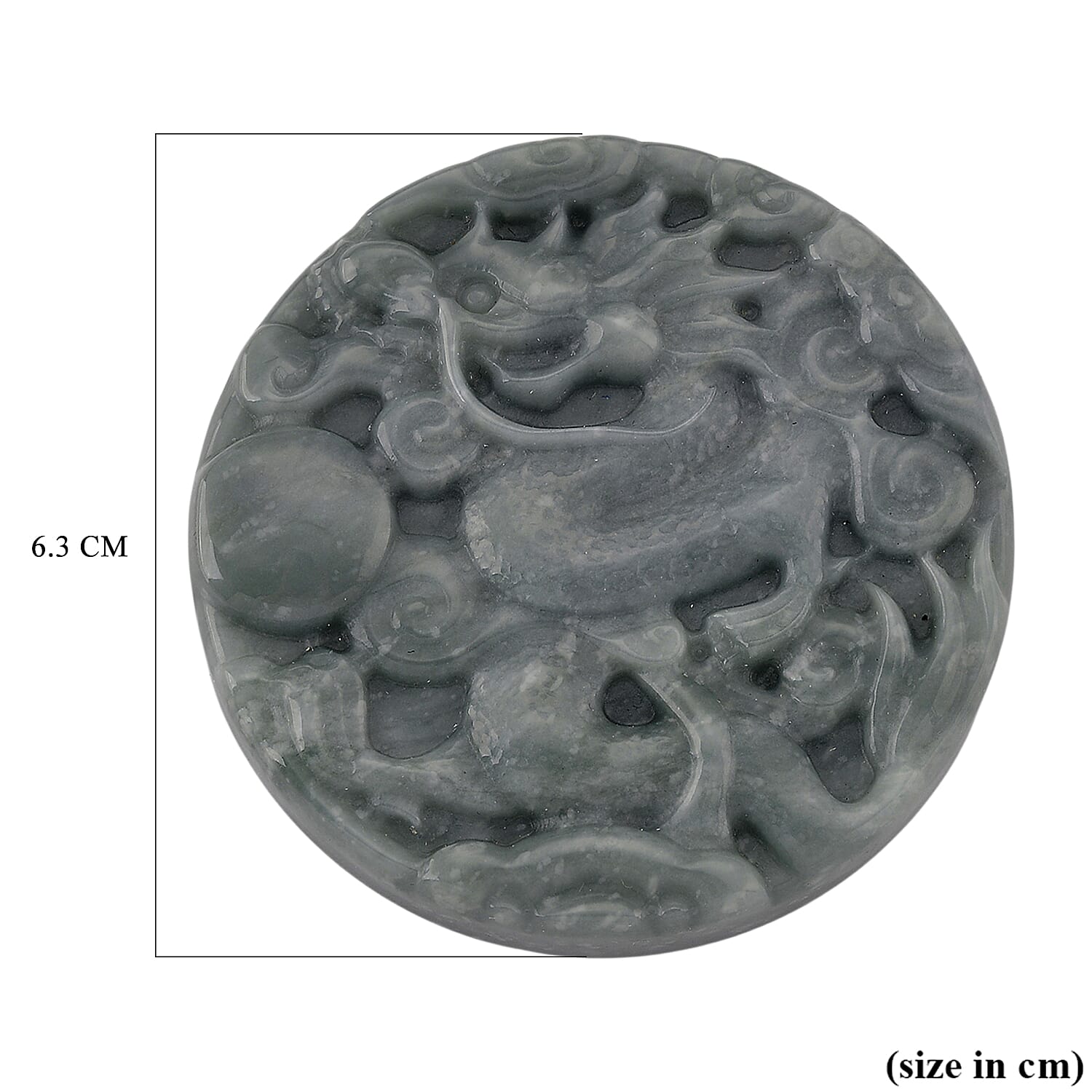 Natural Type A Jadeite Dragon Carving With Stand Presented in a Gift Box 450.00 Ct. 8285774 6