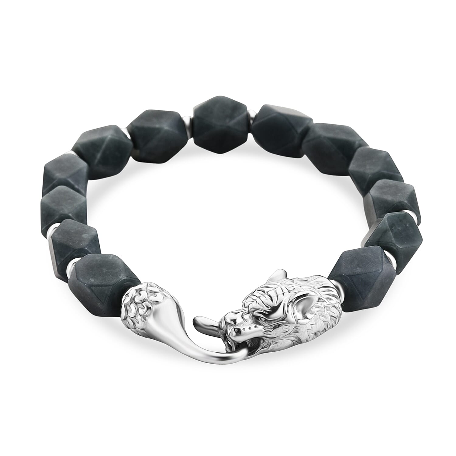 Tucson Preview- Natural Type A Jadeite Bracelet t (Size - 7) with Tiger Lock 140.00 Ct. 8414782 0