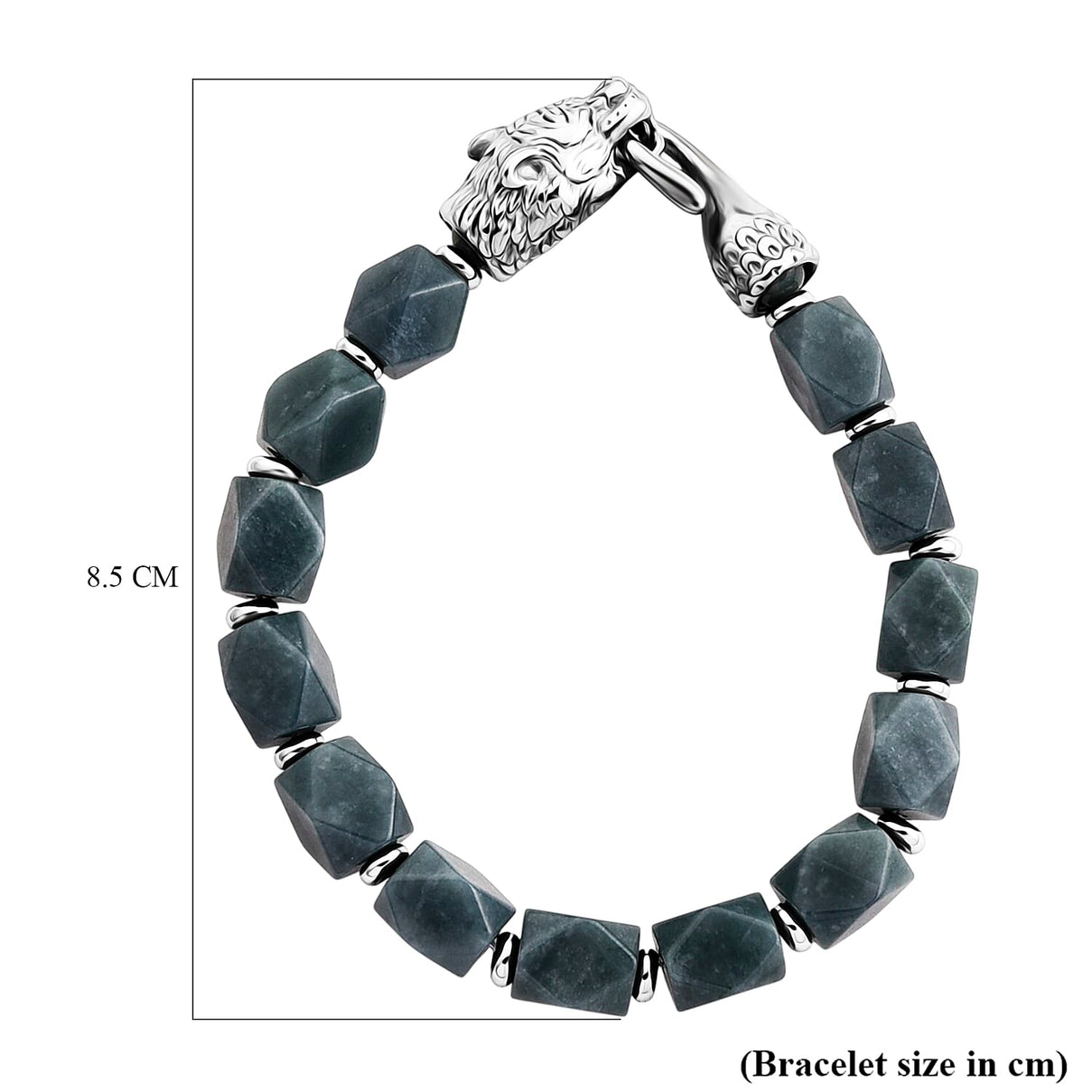 Tucson Preview- Natural Type A Jadeite Bracelet t (Size - 7) with Tiger Lock 140.00 Ct. 8414782 5